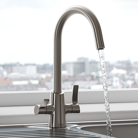 Bristan Acorn Easyfit Mono Sink Mixer Stainless Steel ACR EFSNK SS